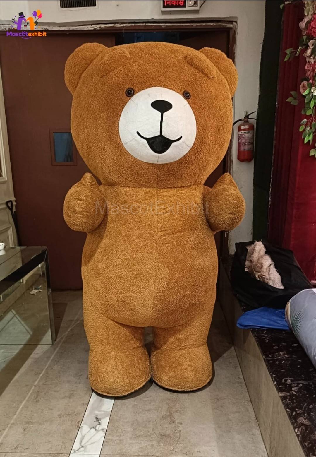 Brown Teddy Bear Mascot for Kids fun Brown Teddy Bear Mascot for Kids Fun Brown Teddy Bear Mascot for Birthday Party Teddy Bear Mascot in Delhi NCR Cute Teddy Mascot for Kids Celebration Teddy Bear Mascot Character for Party Fun