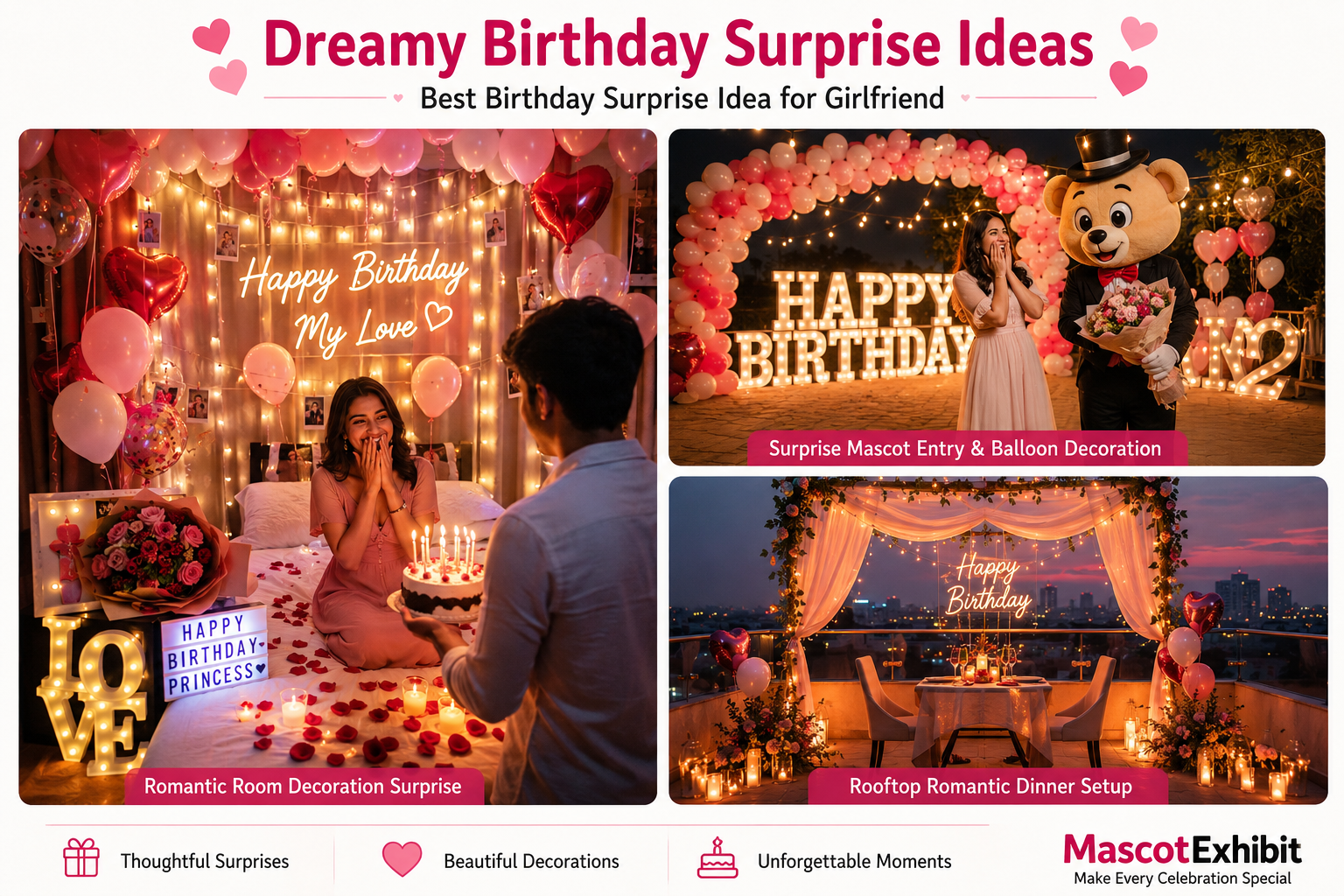 Dreamy Birthday Surprise Ideas