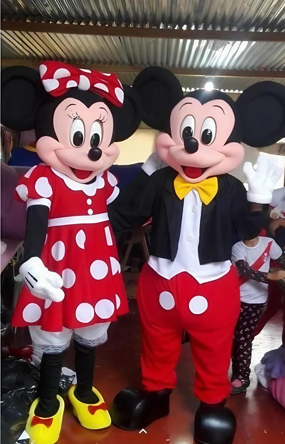 Funny Duo Mascot for Birthday Party