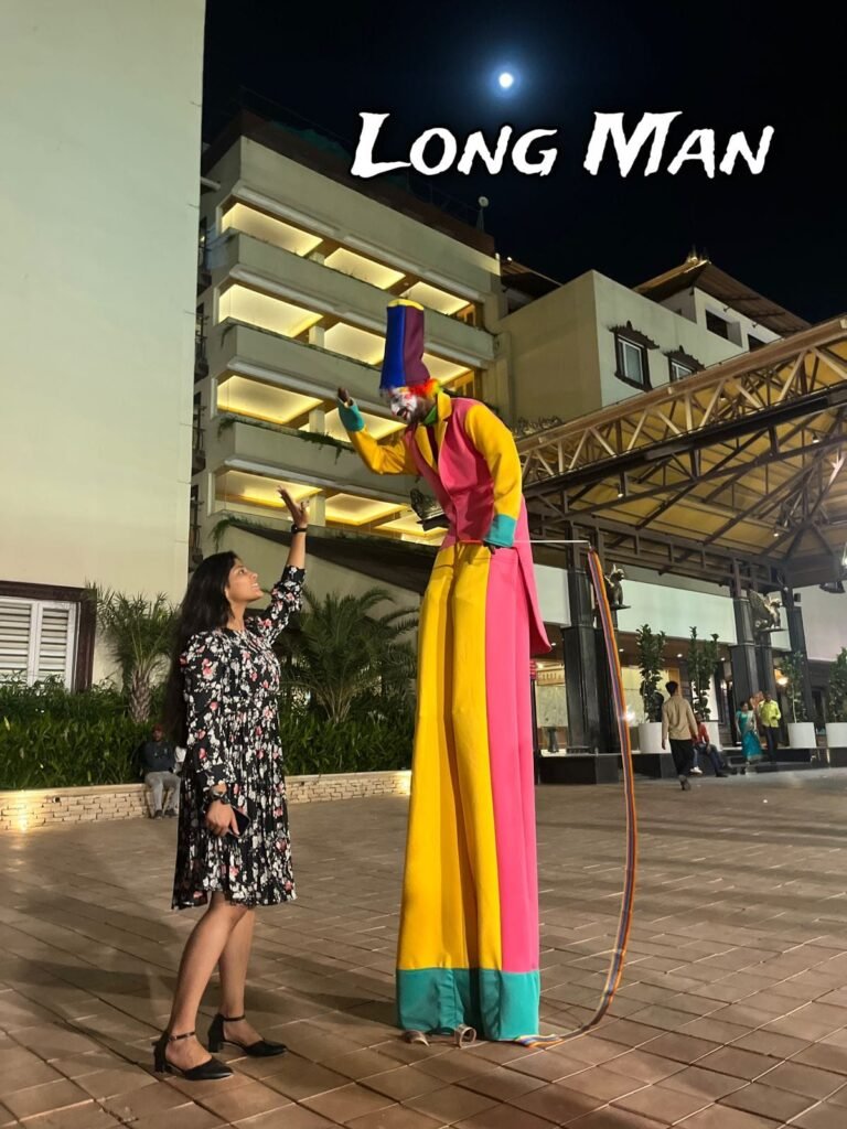 Long Man Artist for Party Entertainment