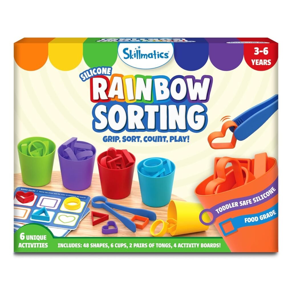 Skillmatics Rainbow Sorting Challenge