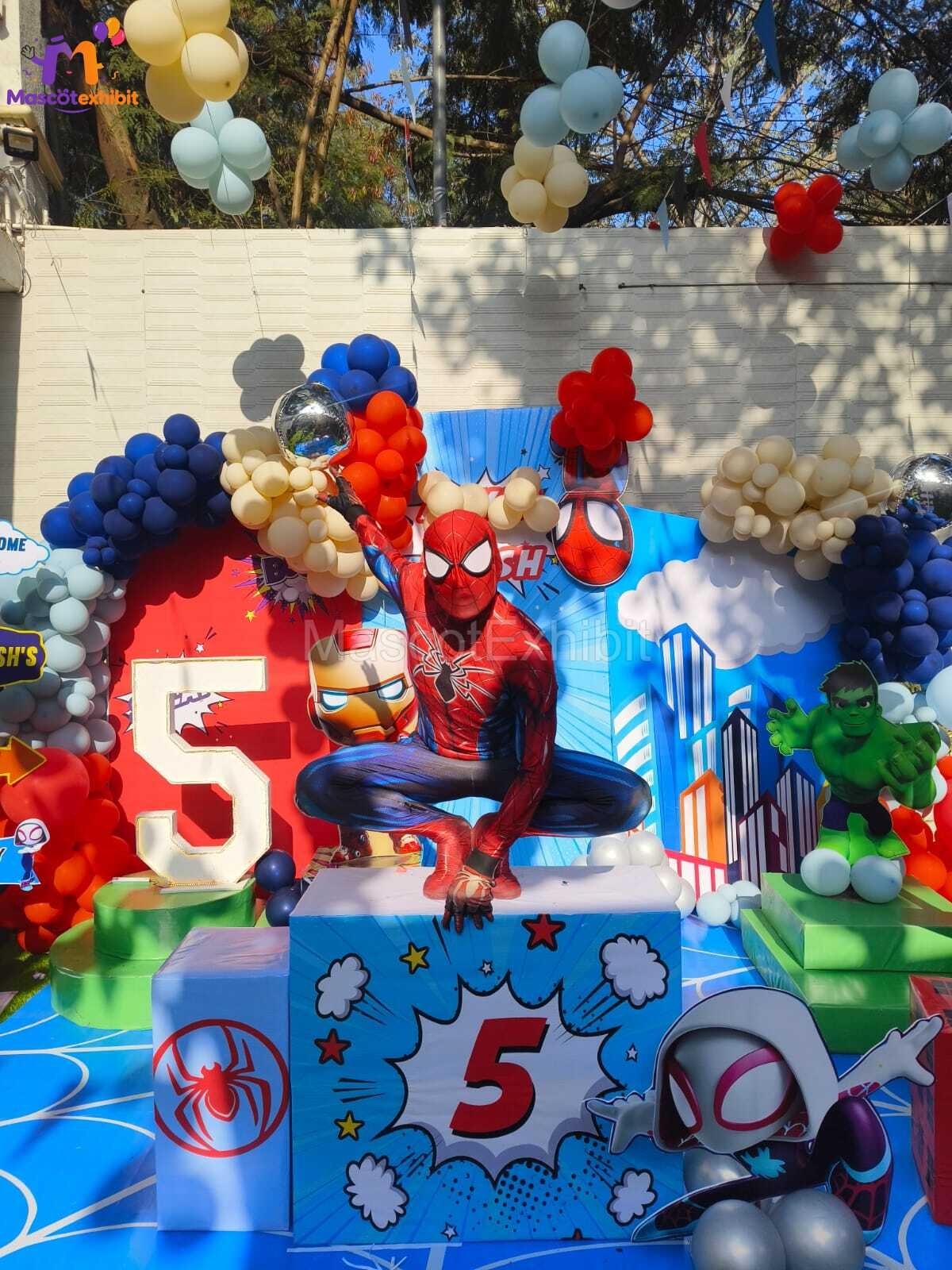Stunt Spiderman for Kid's Party