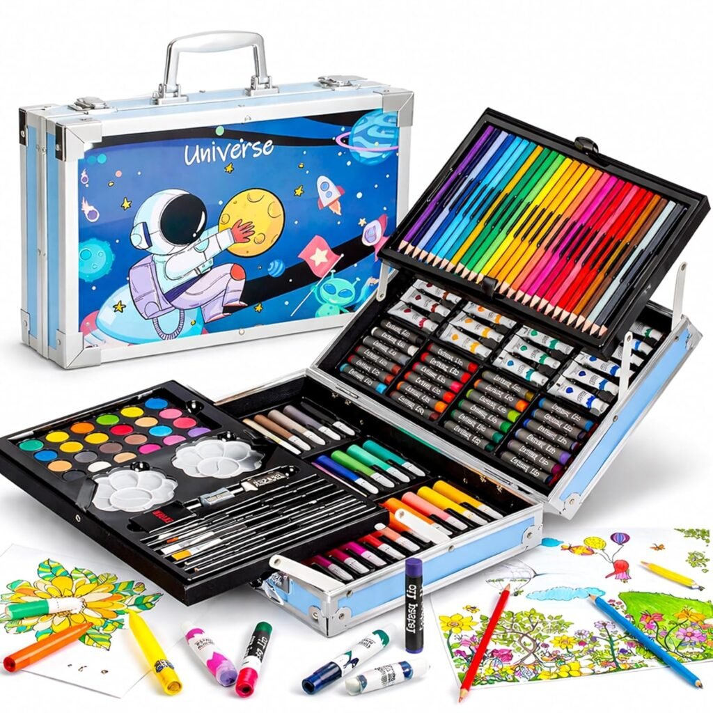 WISHKEY 145 Pieces Art Set for Kids
