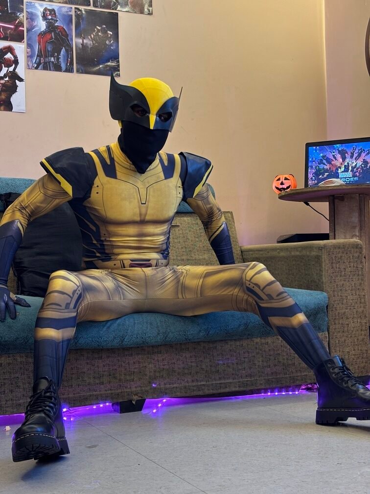 Wolverine character for birthday party