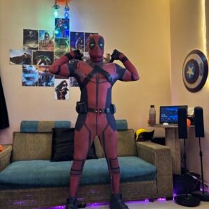 Mercenary Mask Hero Character for Birthday Parties & Events