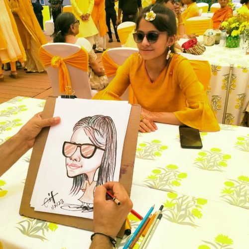 Caricature Artist for Birthday Party in Delhi NCR