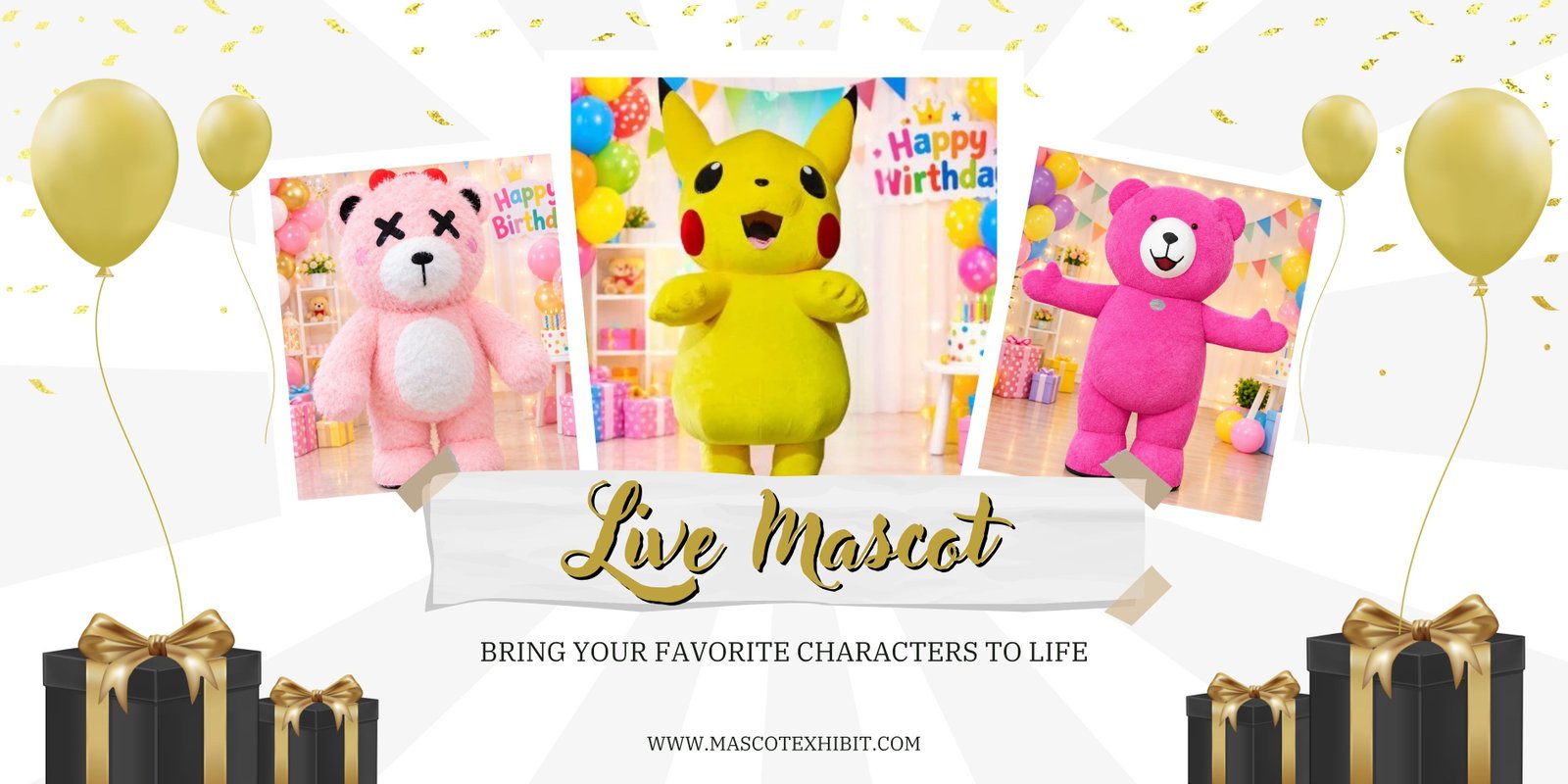 Live Mascot for 10x fun