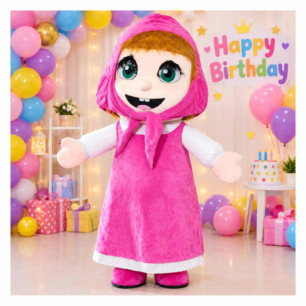 Live Masha character for Kids Party
