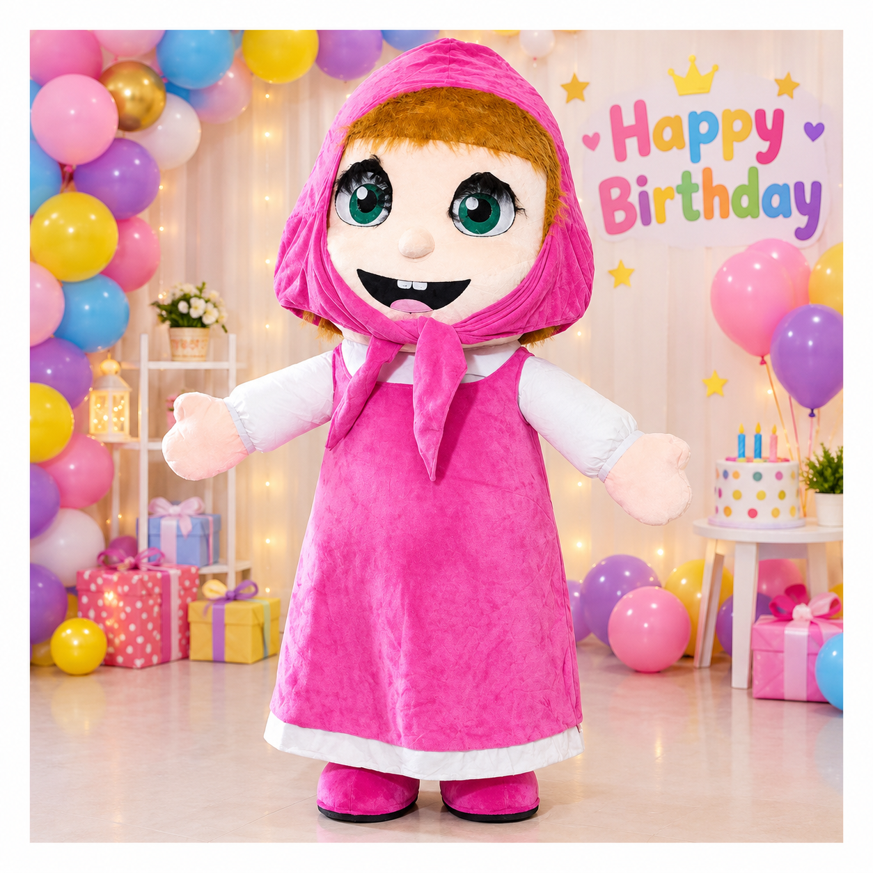 Live Masha character for Kids Party