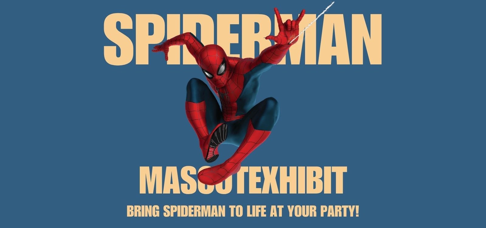 Spiderman mascot hire near me