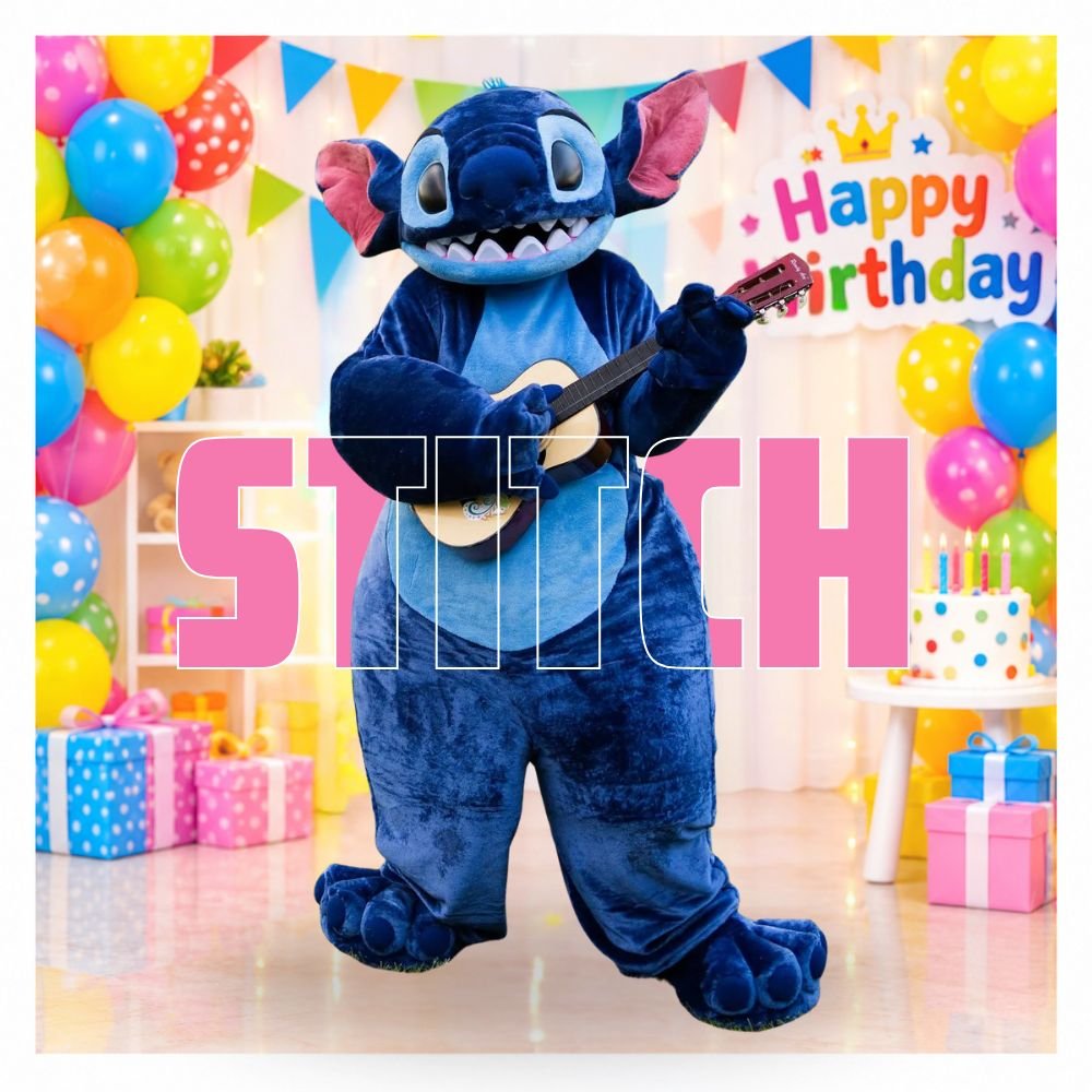 Stitch Mascot for Birthday