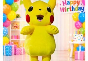 Pokemon Pikachu Mascot for Birthday