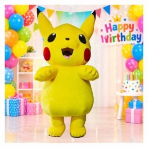 Pikachu Mascot for Birthday
