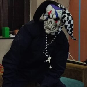Evil Skeleton Jester Halloween Costume